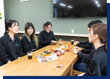 フレンドリーな職場